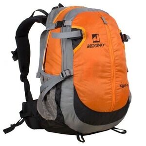 Wildcraft Eiger 40 Hiking Backpack Orange Gray Travel Daypack Rucksack Camping